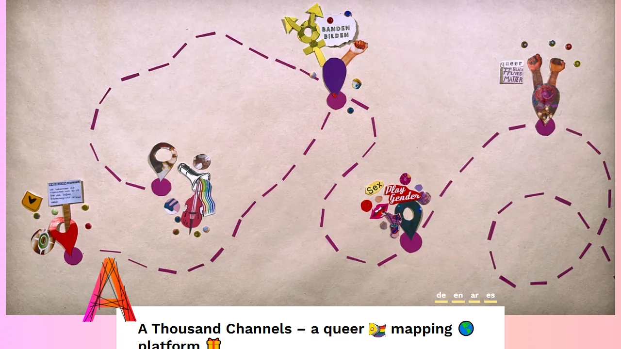 a-thousand-channels.xyz - Free Mapping Platform to Visualize Narratives screenshot