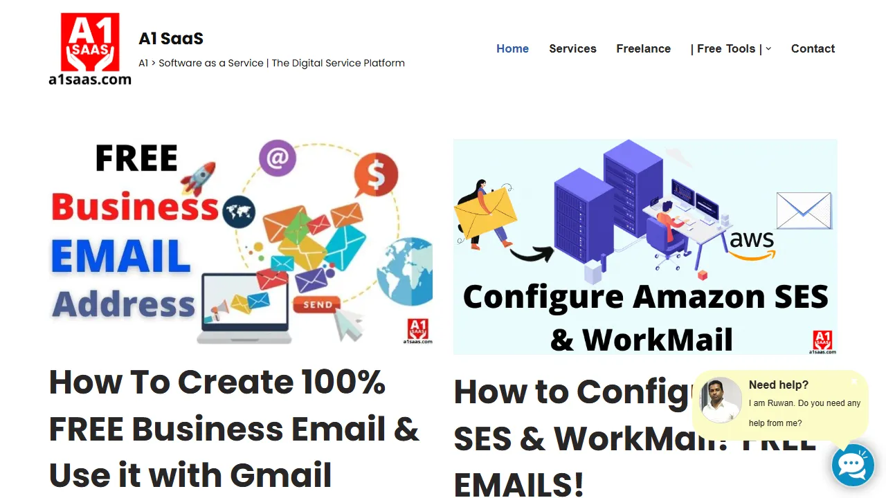 a1saas.com - Online Service Platform for Business Growth screenshot
