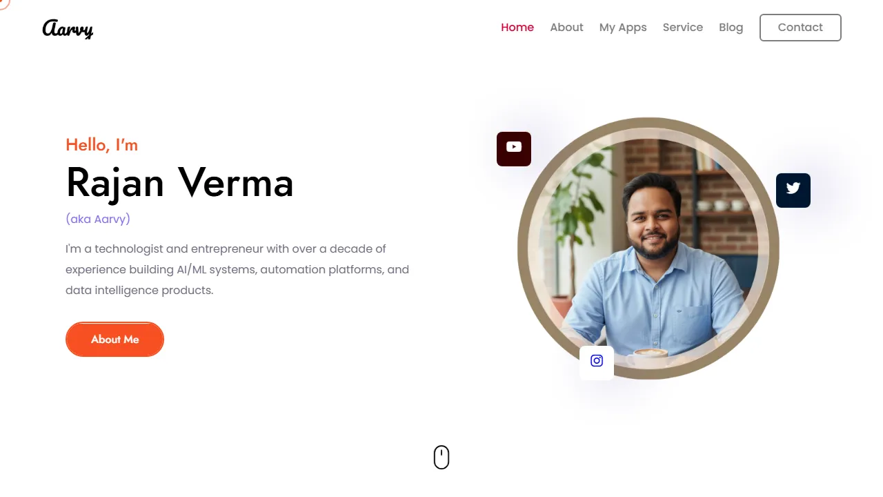 aarvy.me - Productivity and Entertainment Side Hustles screenshot