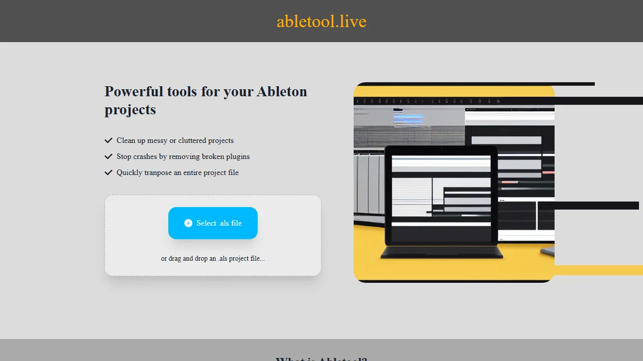 ableton-utility.vercel.app - Audio Effect Plugin For Music screenshot