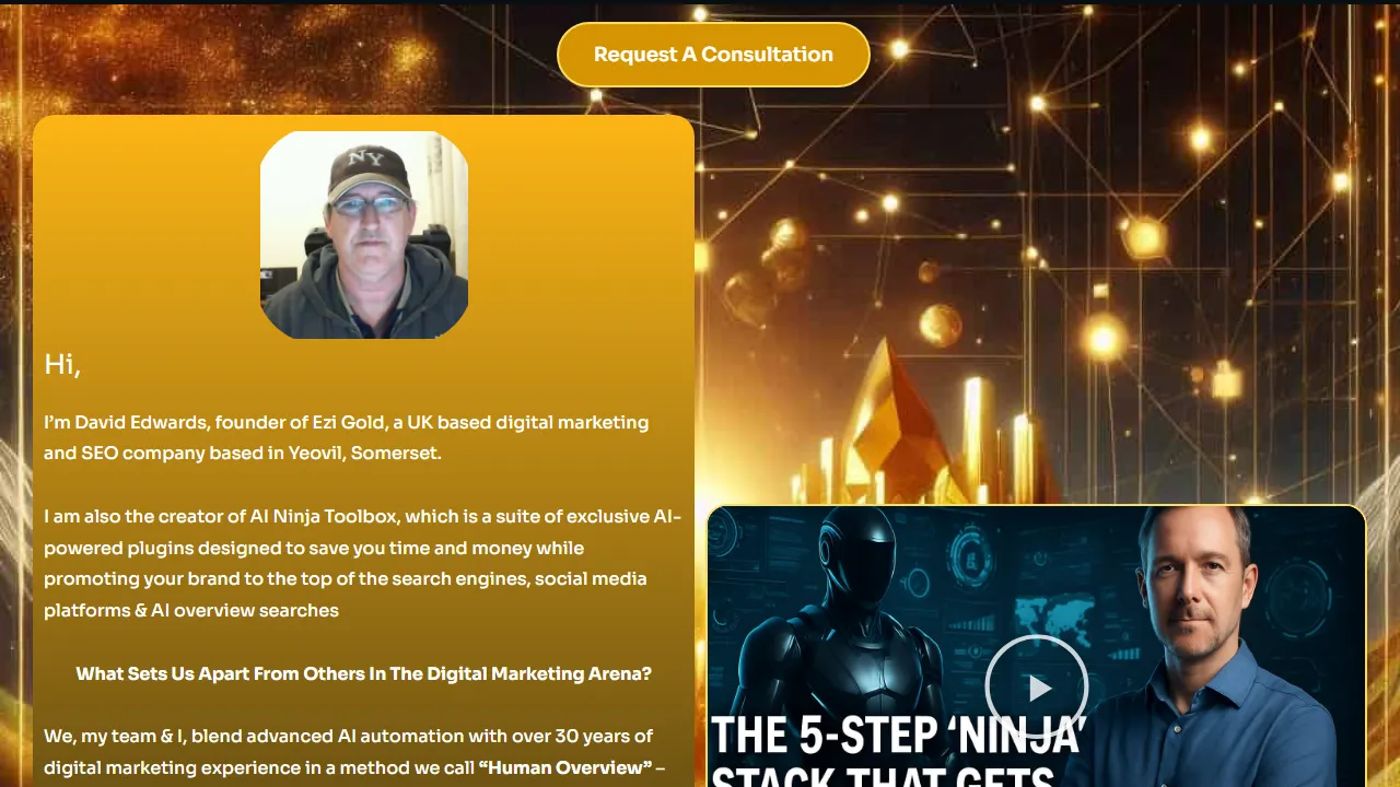 ai.ezi.gold - AI Content Creation For Any Niche screenshot