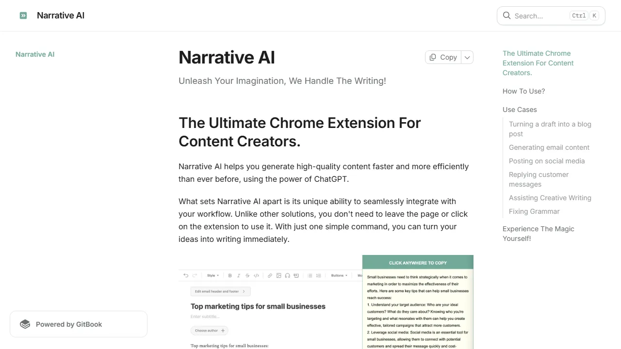 ai0-6.gitbook.io - Platform for AI Application Development screenshot