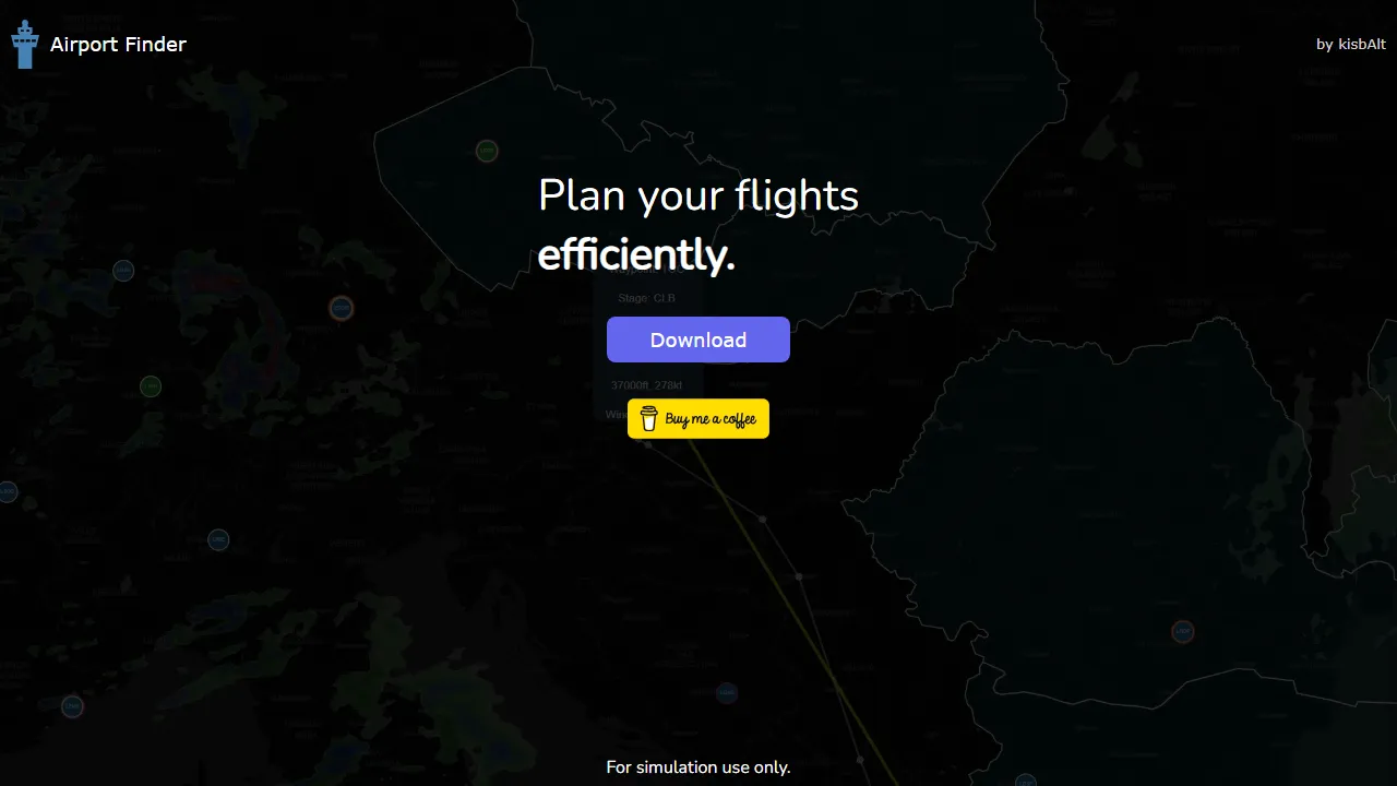 airportfinder.us.to - Flight Sim Freeware and Aircraft Simulation Software screenshot