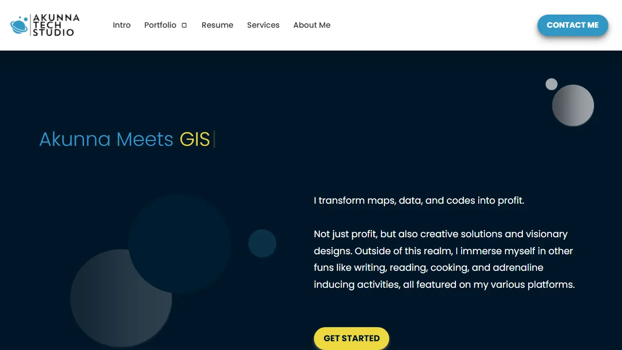 akunnatechstudio.com - GIS Mobile Apps for Android Platform screenshot
