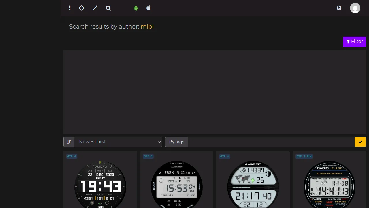amazfitwatchfaces.com - Wearable Device Tools and App Modifications screenshot