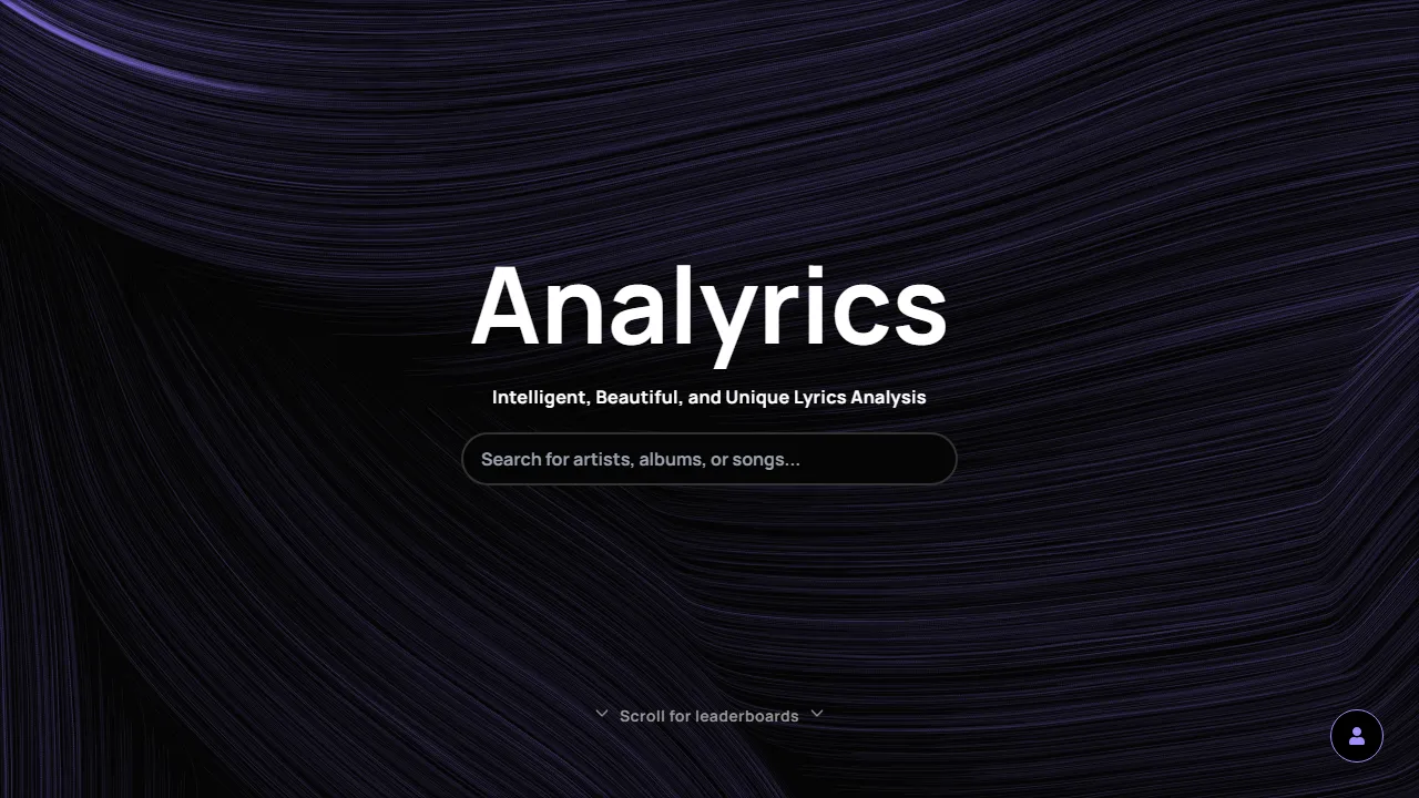 analyrics.info - Lyrics Analysis Tool Online screenshot