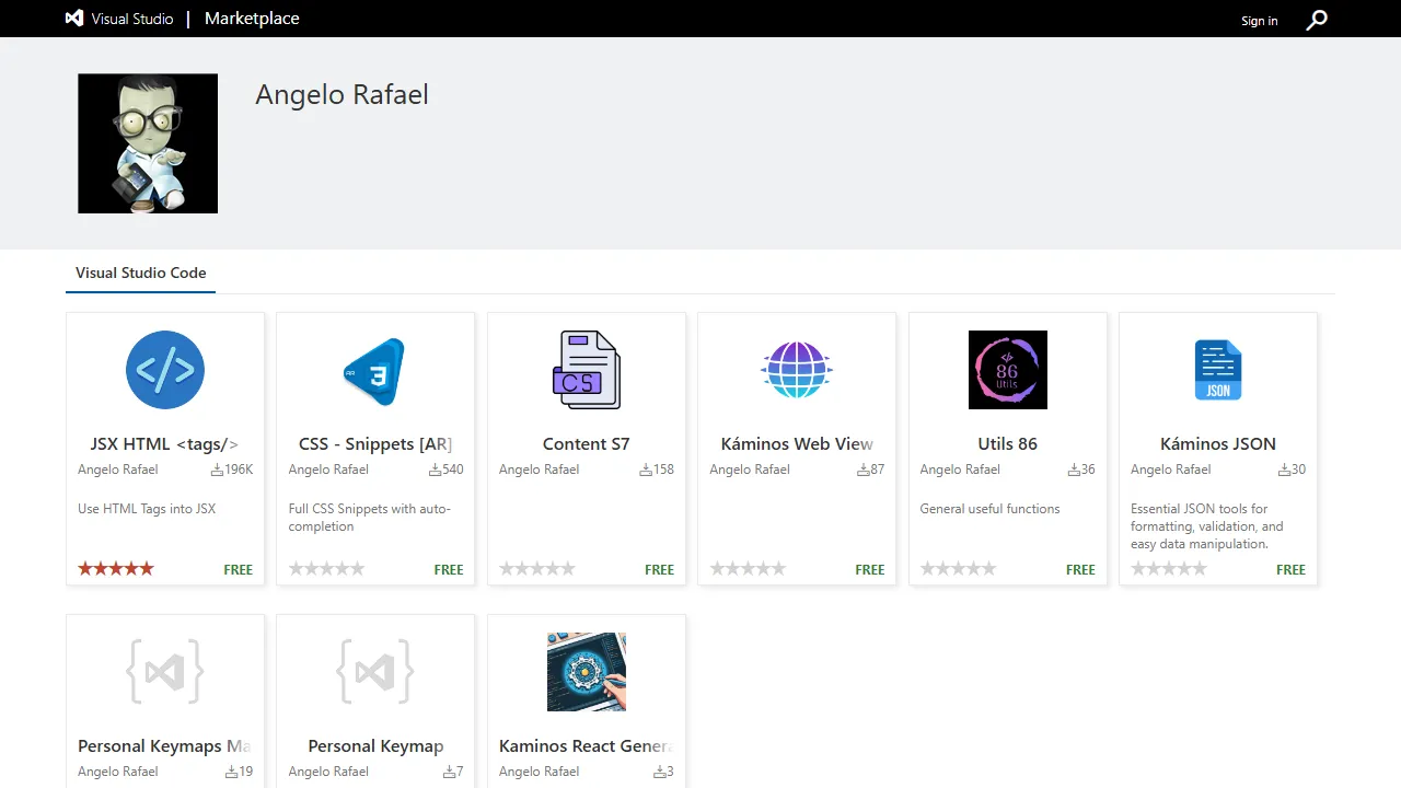 Angelo Rafael - VS Code Extensions to Help Developers screenshot