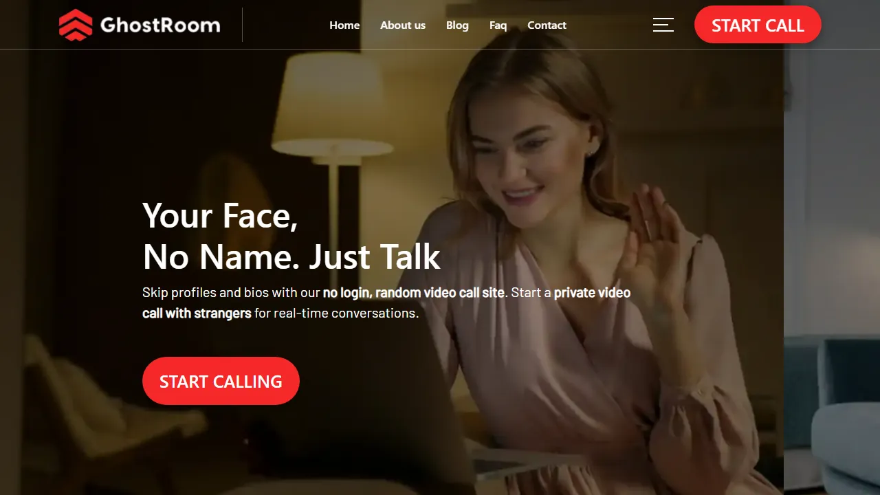 anonymousvideocall.com - Secure Random Video Chat Platform screenshot