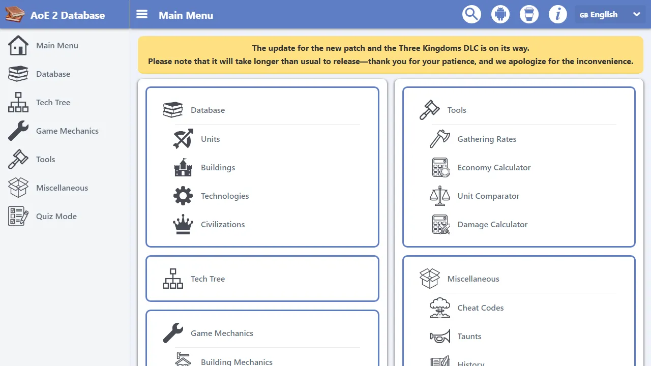 aoe2database.com - Pokémon Game Database and Android App screenshot