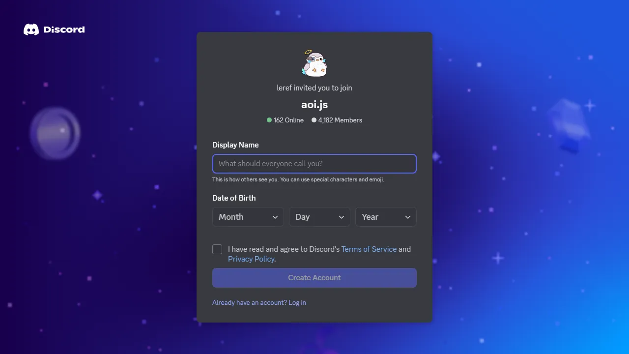aoi.js.org - Discord API JS Library For Bots screenshot