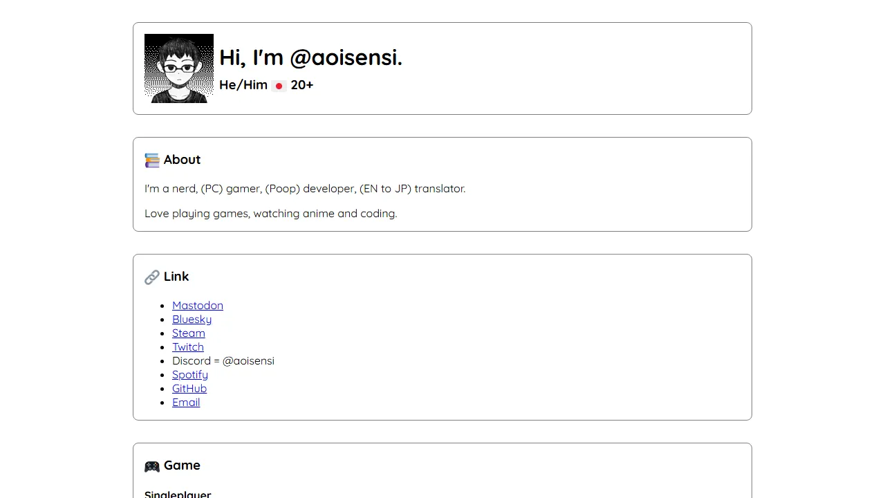 aoisensi.info - Discord Game Bot for Dota 2 Rank Roles screenshot