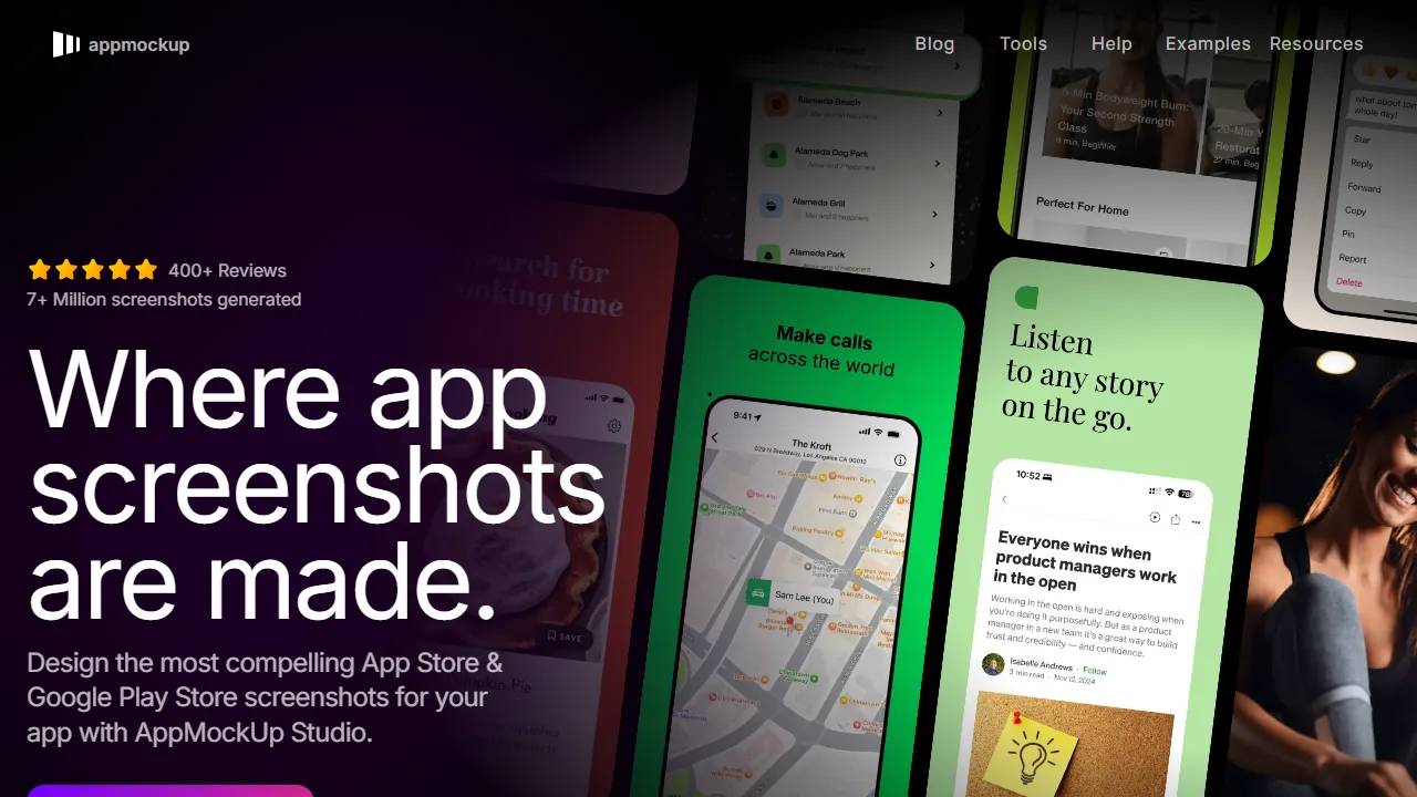 app-mockup.com - Free App Screenshot Generator Studio screenshot