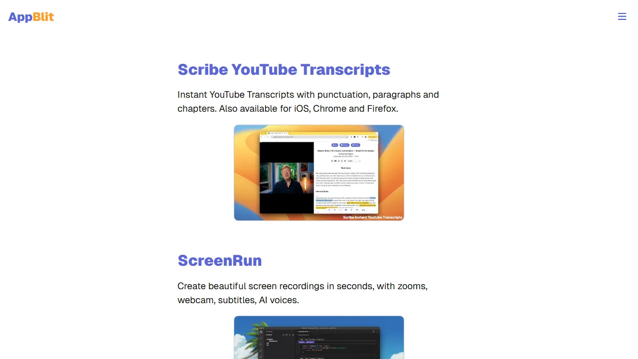 appblit.com - AI Model Deployment in Browser with PyTorch screenshot