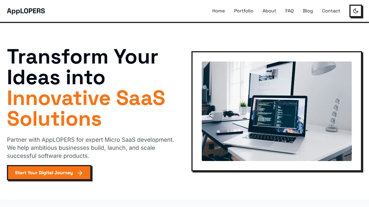 applopersllc.com - SaaS Development Company for Innovative Solutions screenshot