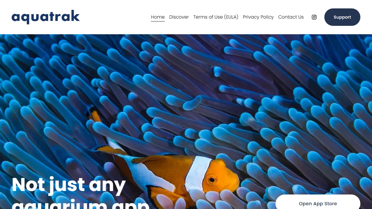 aquatrak.io - Aquarium and Fish Tank Management App screenshot