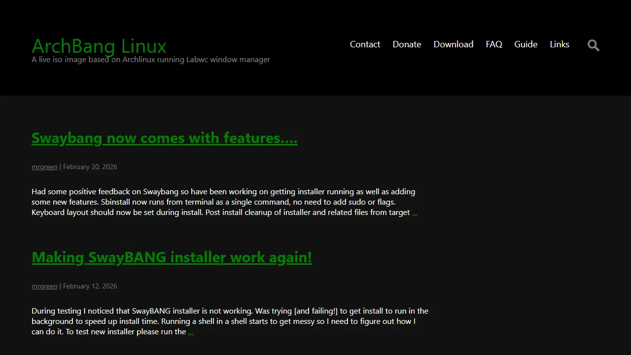 archbang.org - Linux Distribution Based on Arch Linux screenshot