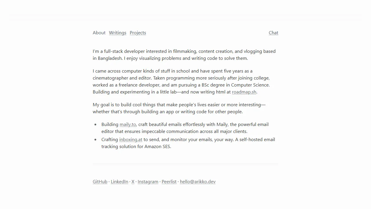 arikko.dev - Free Email Template Builder Open Source App screenshot
