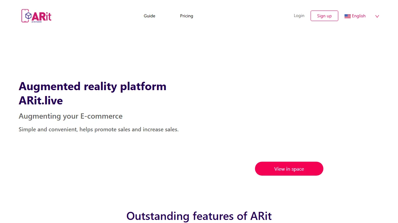 arit.live - Augmented Reality Platform For Content Creation screenshot