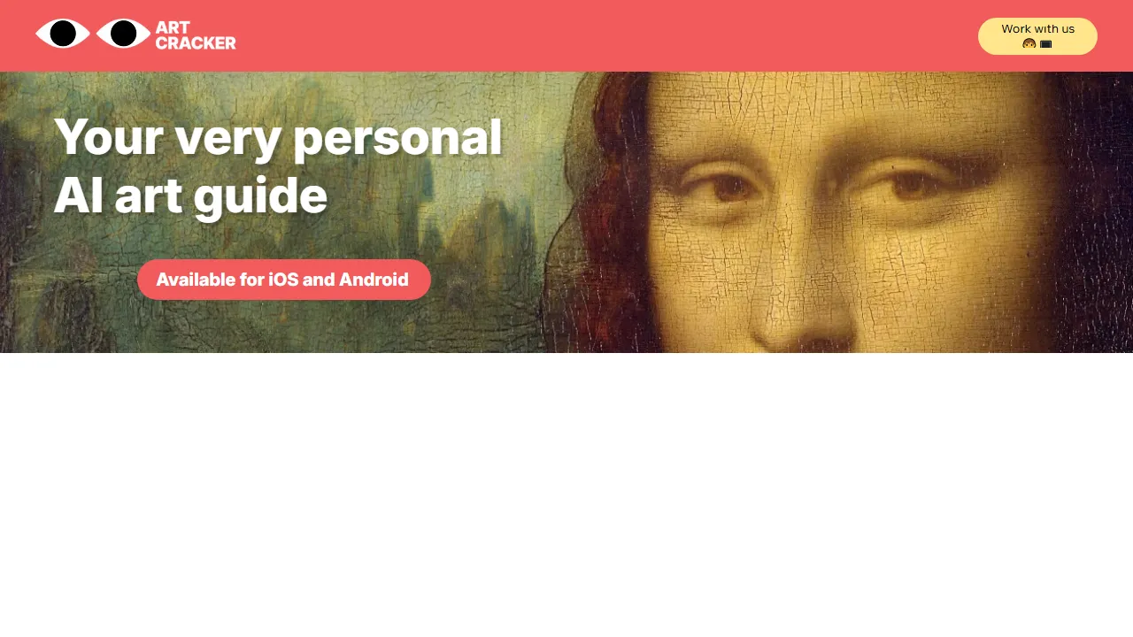 artcracker.io - AI Art Recognition App to Identify Paintings screenshot