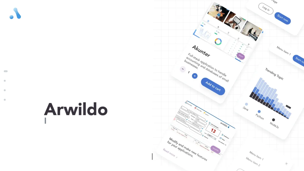 arwildo.com - Web App Development Tools And Services screenshot