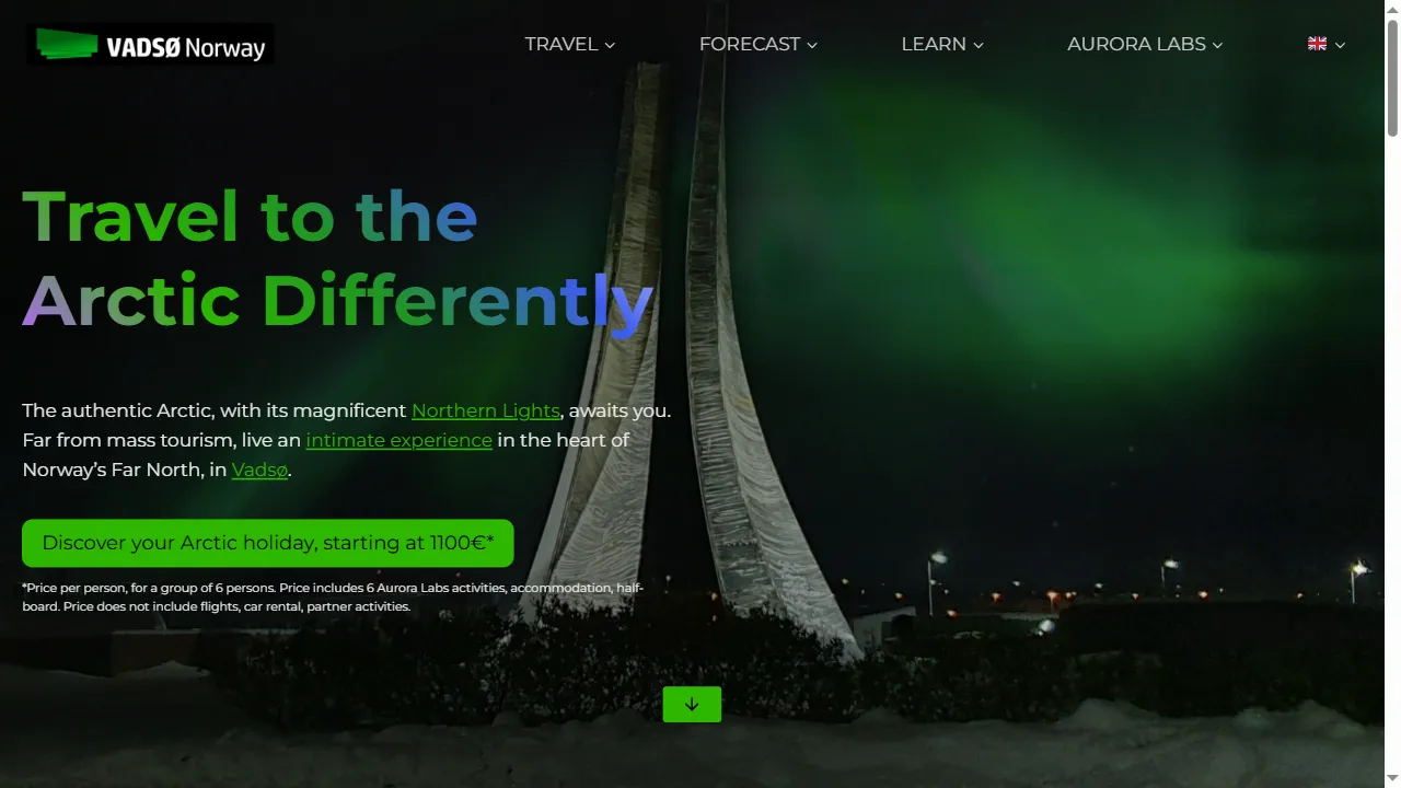 auroralabsnorway.com - Weather Forecast App for Northern Lights screenshot