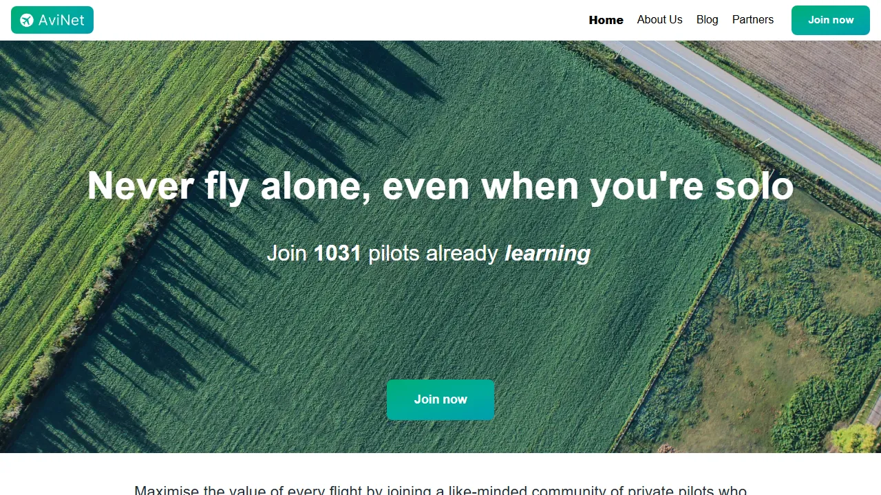 avinet.app - Vibrant Flying Community App for Pilots screenshot