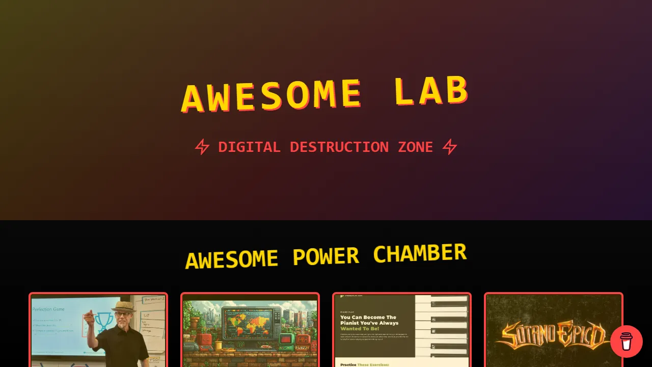 awesomelab.org website screenshot