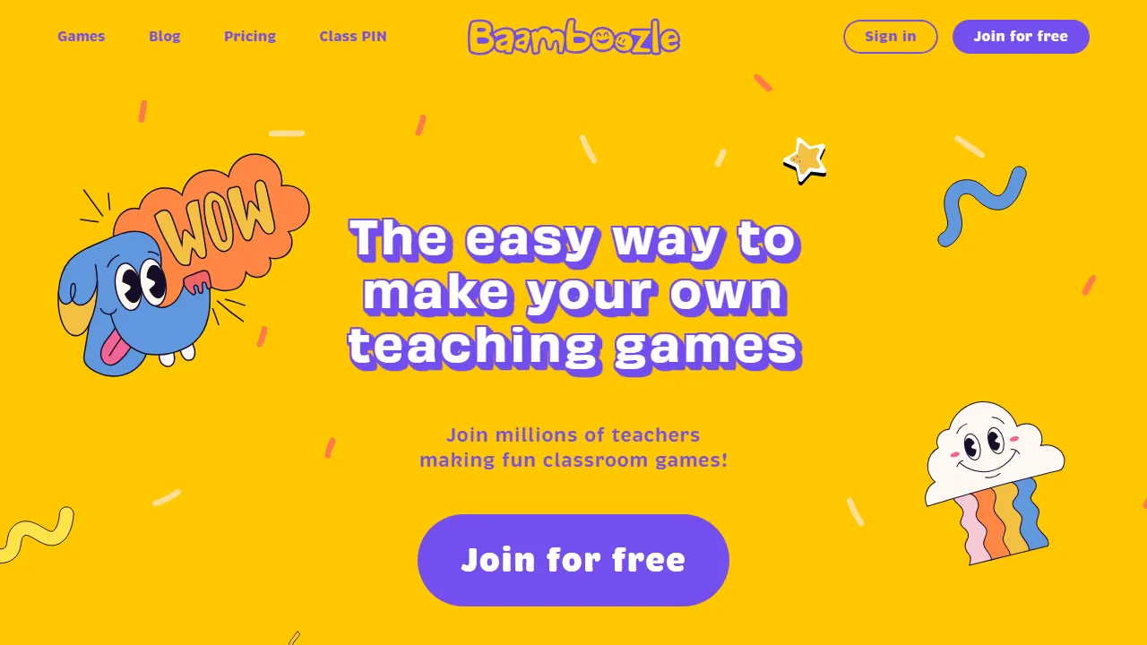 baamboozle.com - Educational Game Learning Platform screenshot