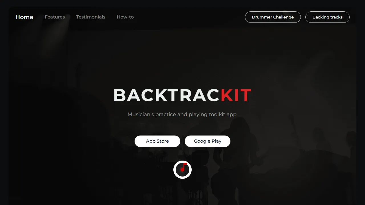 backtrackitapp.com - Free Music Making App for Music Fans screenshot