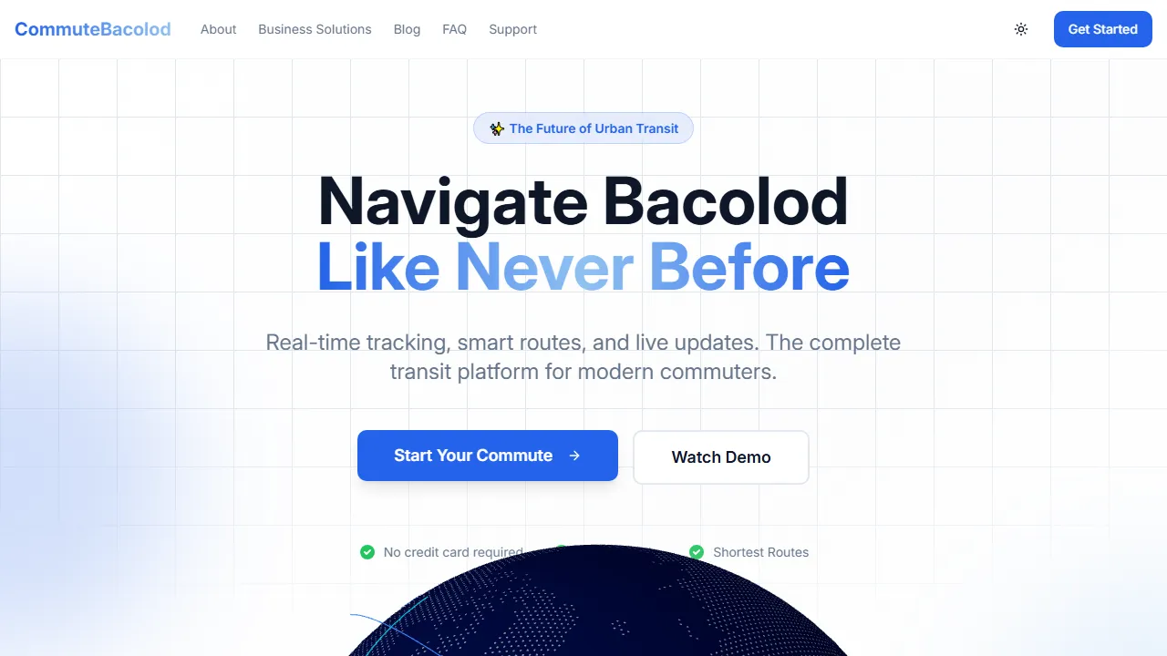 bacolodroutes.com - AA Route Planner for Efficient Commuting screenshot