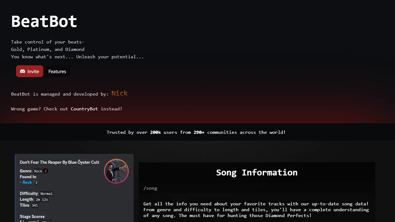 beatscore.eu - BeatBot - Music Rhythm Game Resource screenshot