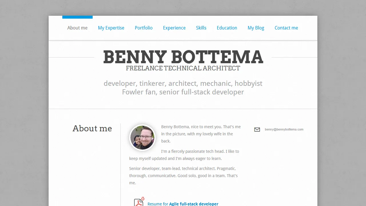 bennybottema.com - Download PHP Mailer with SMTP Support screenshot