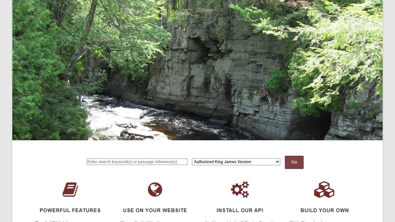 biblesupersearch.com - Online Bible Search Engine and Study Tool screenshot
