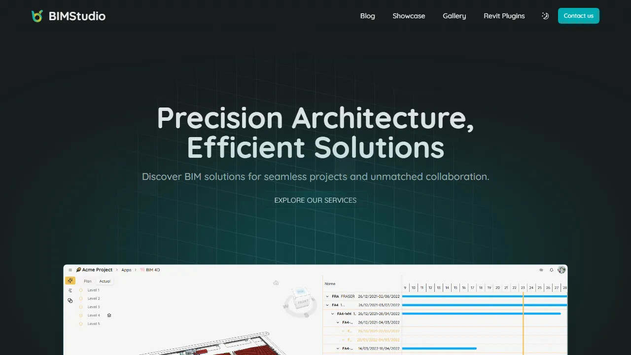 bimstudio.com.vn - Revit Plugin App for BIM Support screenshot