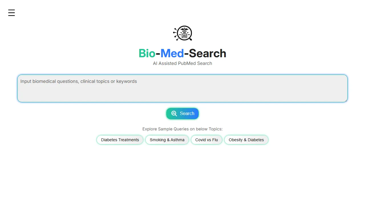 bio-med-search.ai - Search Drug Interactions and Pill Identification screenshot