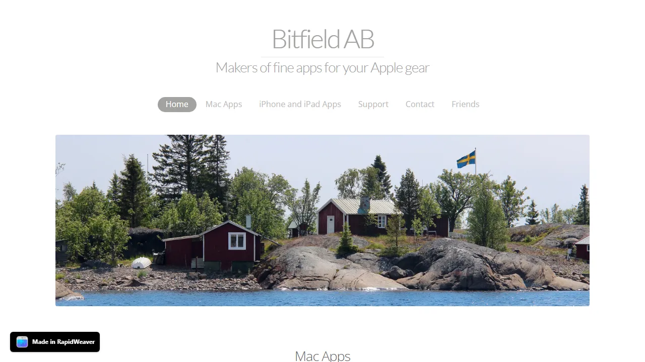 bitfield.se - Support Independent Apple iOS Developers Online screenshot