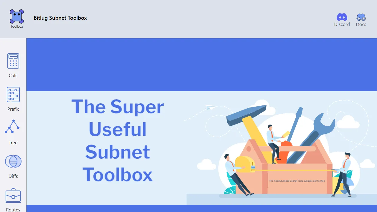 bitlug.com - Free Online Subnet Mask Calculator Tool screenshot