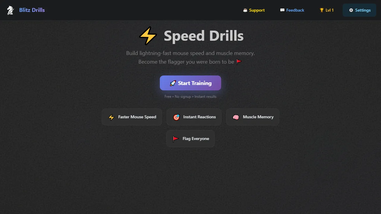 blitzdrills.com - Free Chess Training App to Play and Learn screenshot