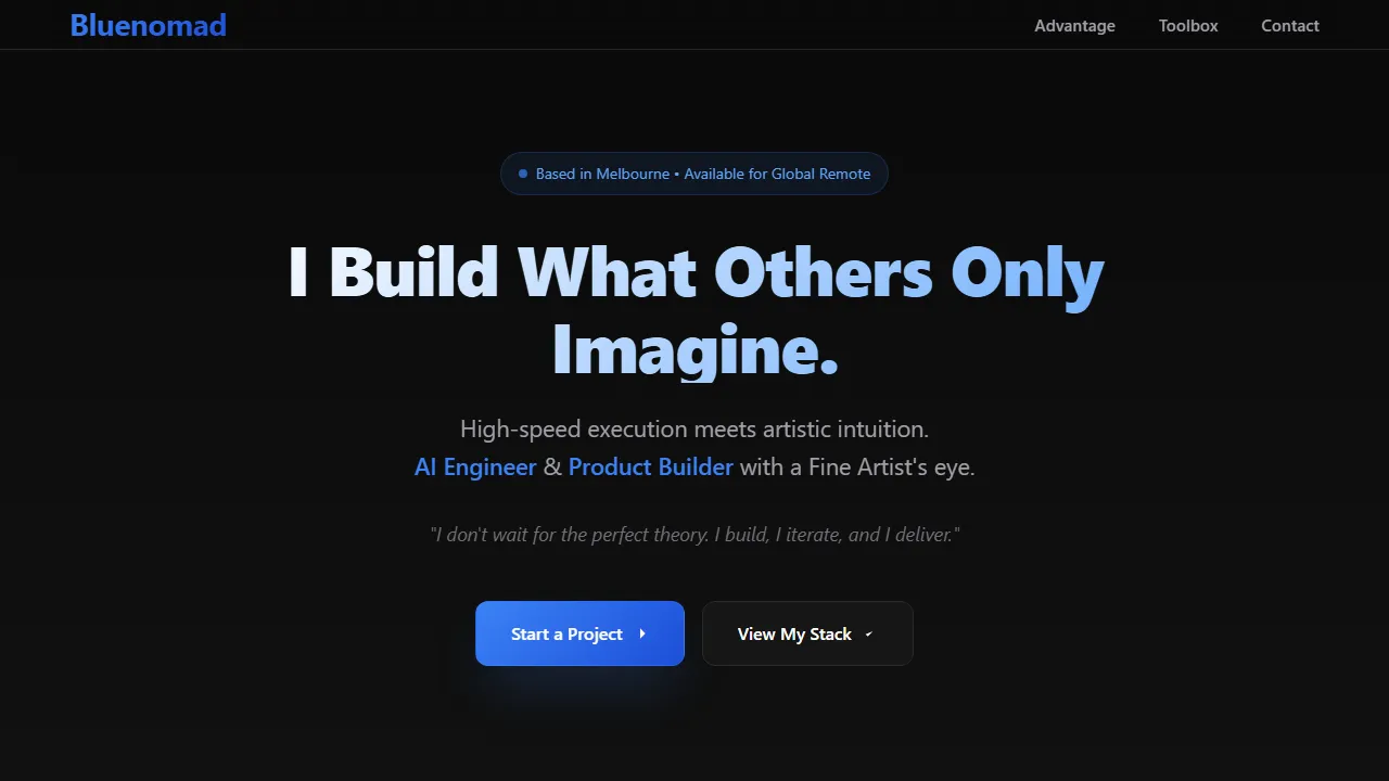 bluenomad.space - Focus Timer For Enhanced Productivity screenshot
