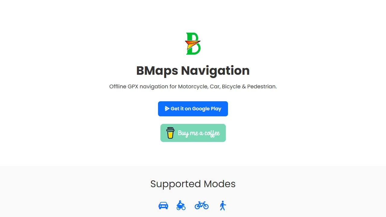 bmaps.nl - Offline Maps GPS Navigation for All Routes screenshot