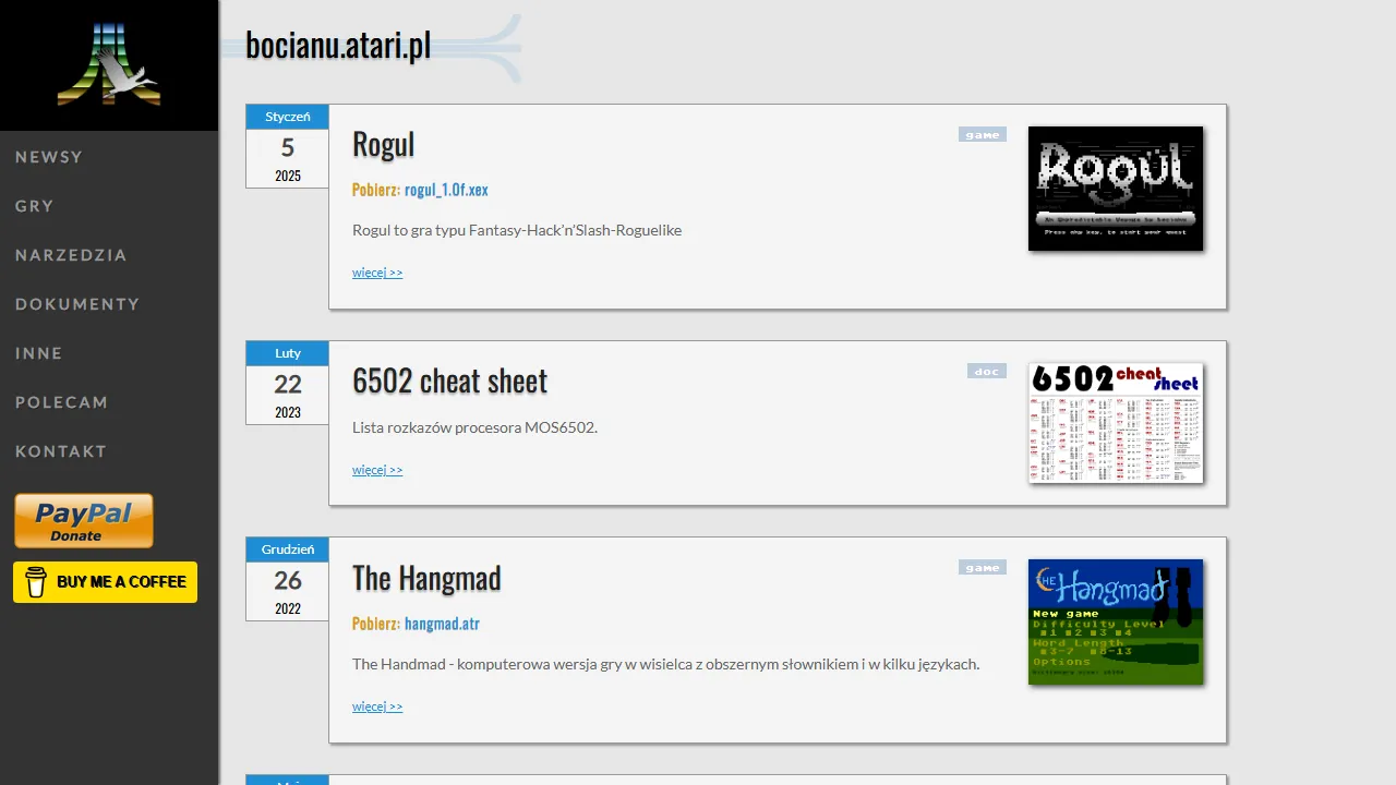 bocianu.atari.pl - Mobile Apps Download Apps Tracker Free screenshot