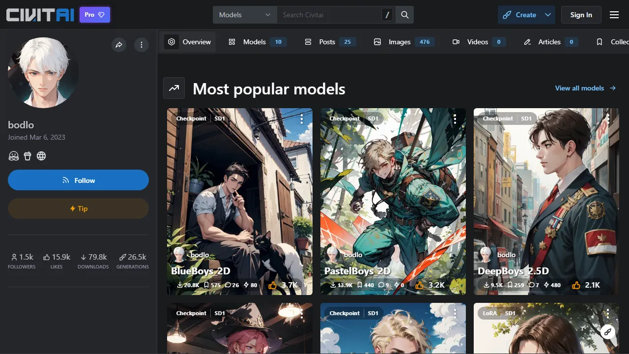 bodlo - AI Model Generation and Improvement screenshot