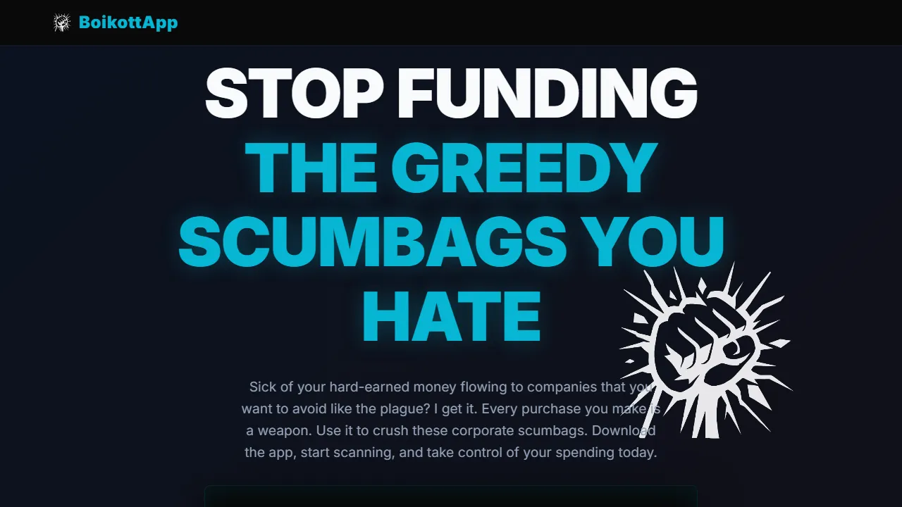 boikott.app - Ethical Shopping App for Conscious Consumers screenshot