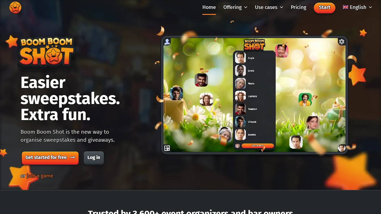 boomboomshot.com - Exciting Party Game for Big Parties screenshot