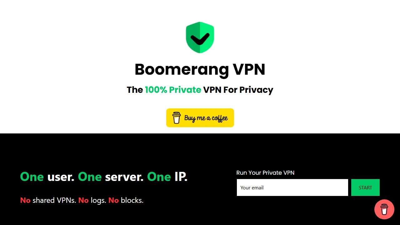 boomerangvpn.com - Test For DNS Leak. Free VPN Download screenshot