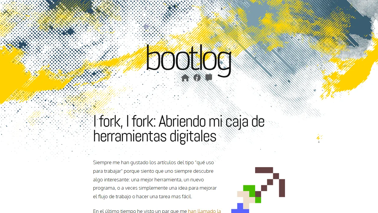 bootlog.org - Open Source Code Editor Projects screenshot