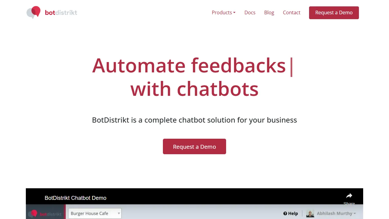 botdistrikt.com - Auto Bot Builder Automates Tasks Online screenshot