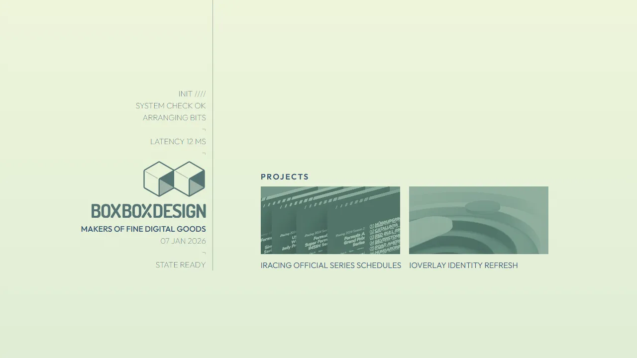 boxbox.design - Digital Assets and Goods From One-Person Studio screenshot