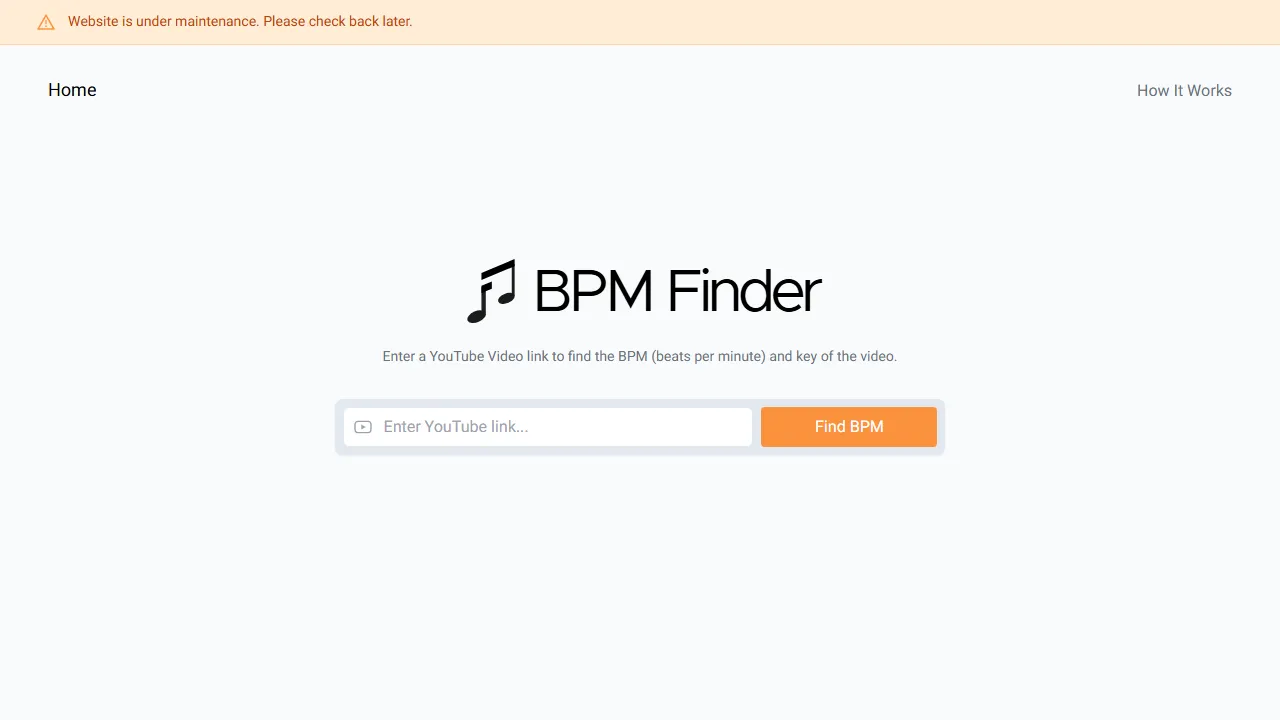 bpmfinder.app - Music BPM and Song Finder screenshot
