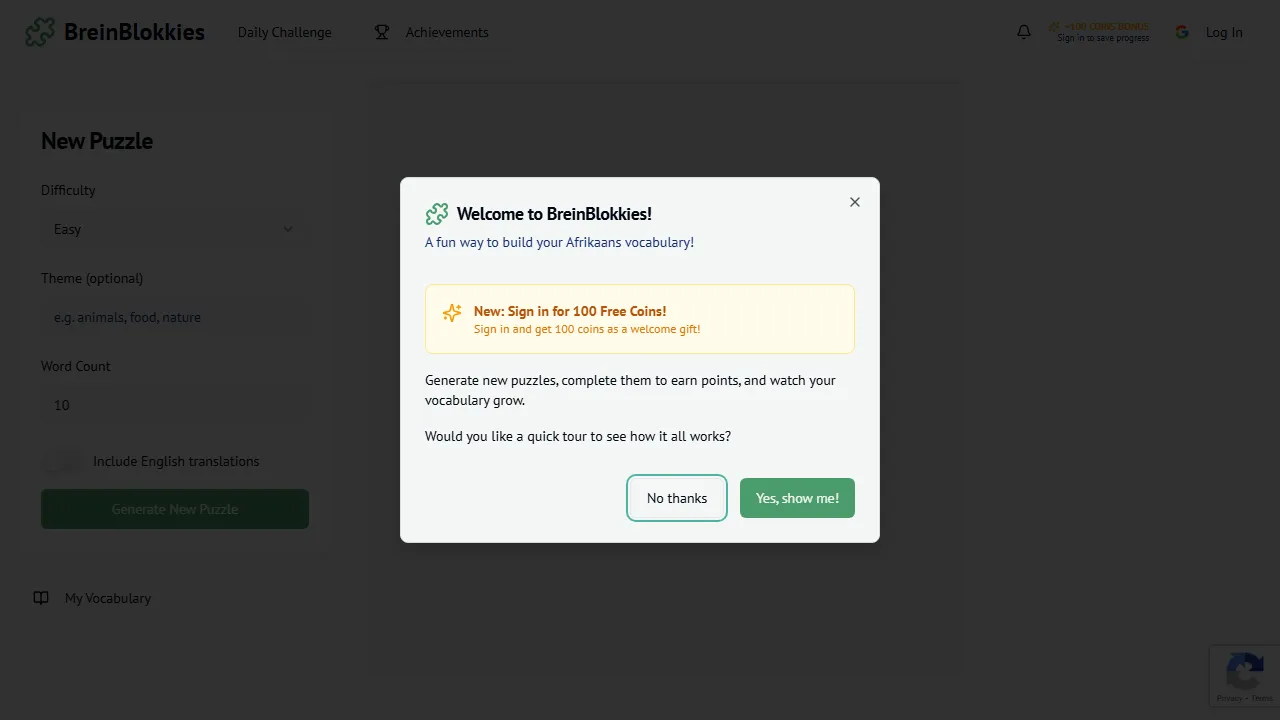 breinblokkies.co.za - Mobile App Development Platform For All Users screenshot
